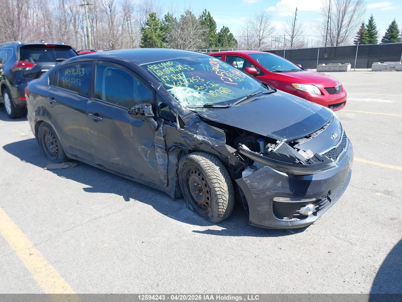 KNADN4A36H6****** · 2017 KIA RIO · 1/12