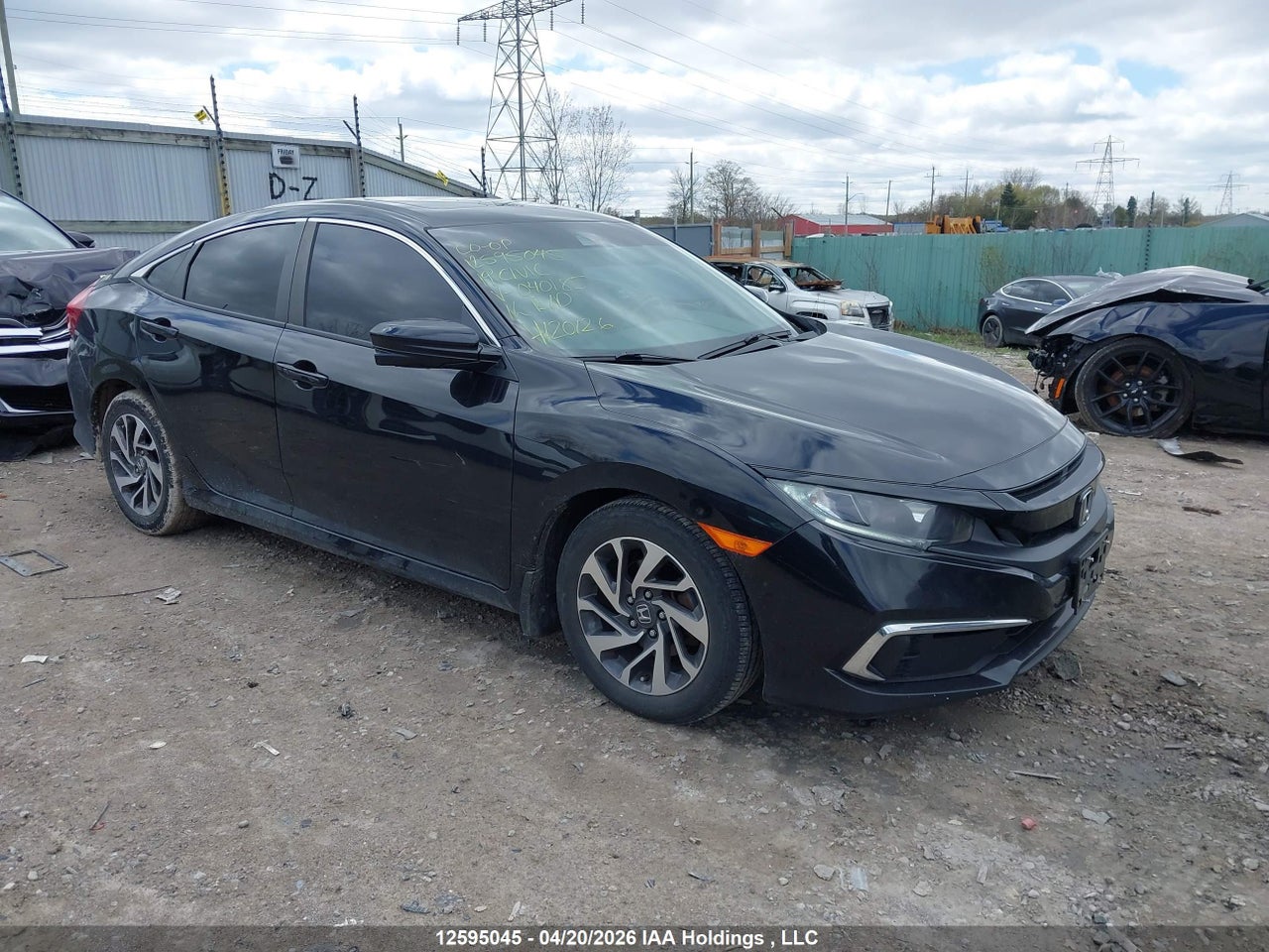 2HGFC2F73KH040185 · 2019 HONDA CIVIC EX