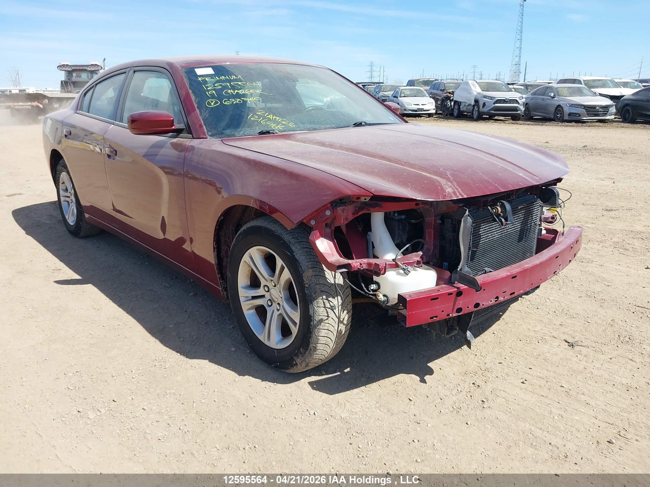 2C3CDXBG7KH630749 · 2019 DODGE CHARGER SXT