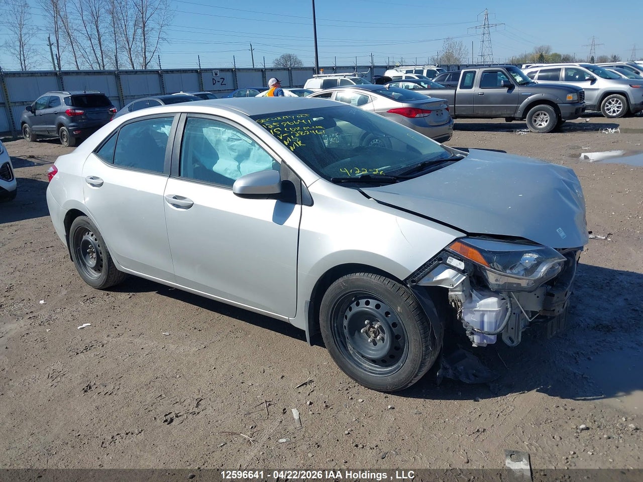 2T1BURHE7FC282461 · 2015 TOYOTA COROLLA LE · 1/12
