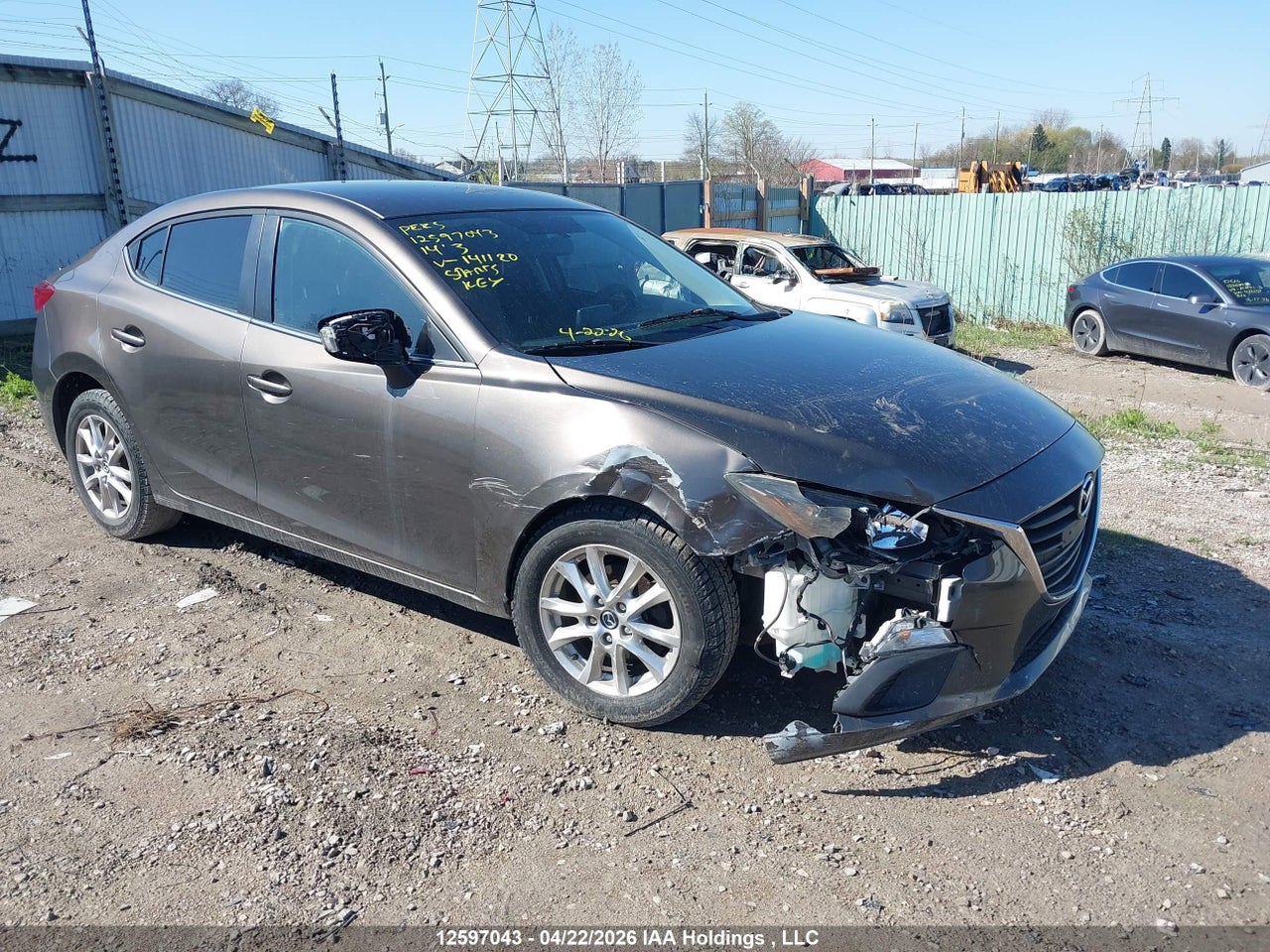 JM1BM1V78E1141120 · 2014 MAZDA 3 TOURING