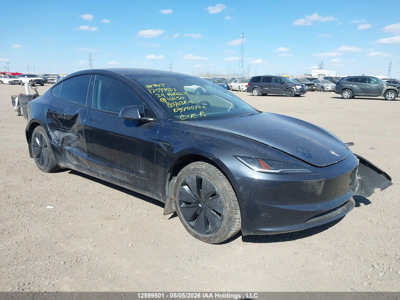 LRW3E7EB4RC101150 · 2024 TESLA MODEL 3 LONG RANGE · 1/12