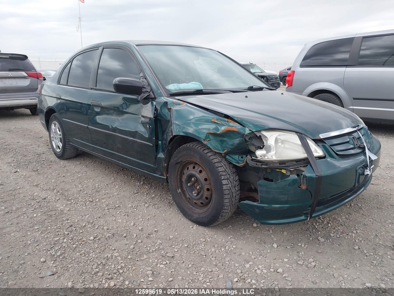 2HGES16221H****** · 2001 HONDA CIVIC DX · 1/12