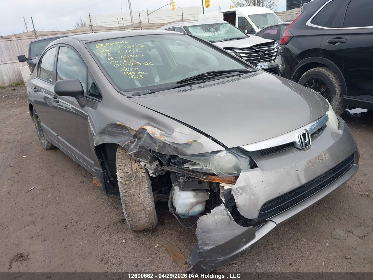 2HGFA16408H116007 · 2008 HONDA CIVIC DX-G