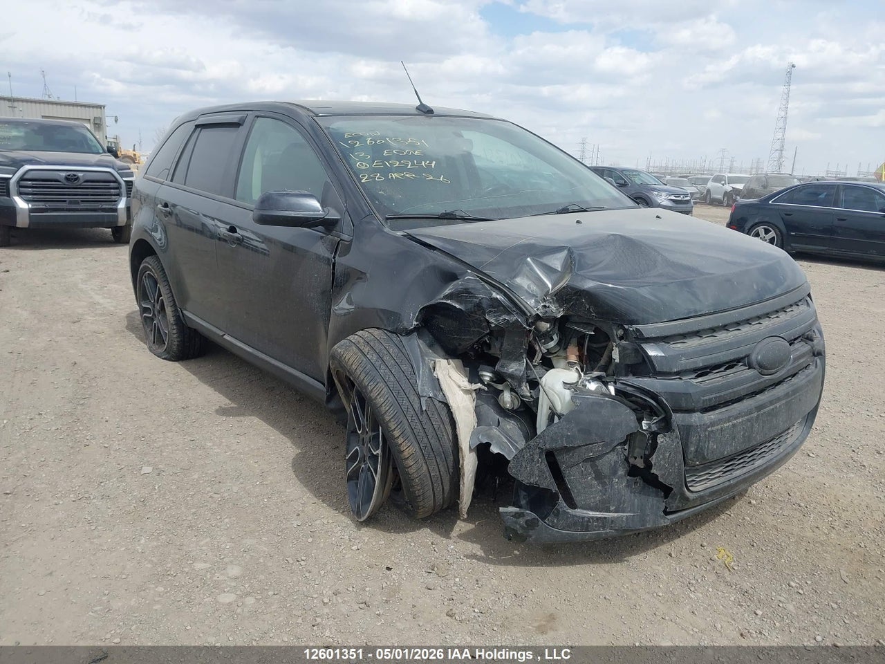 2FMDK4JCXDBE12244 · 2013 FORD EDGE SEL