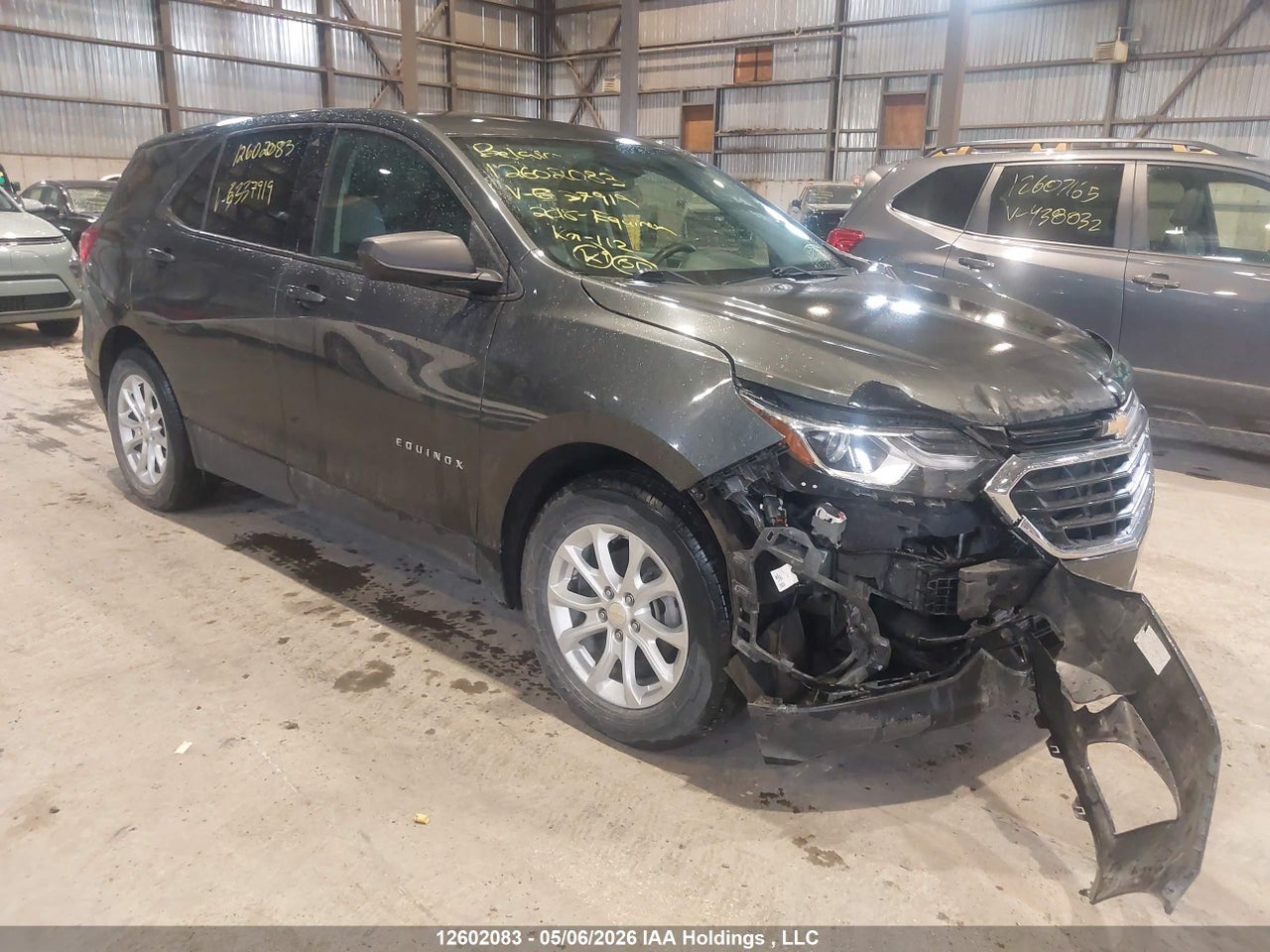 2GNAXHEV4J6****** · 2018 CHEVROLET EQUINOX · 1/12
