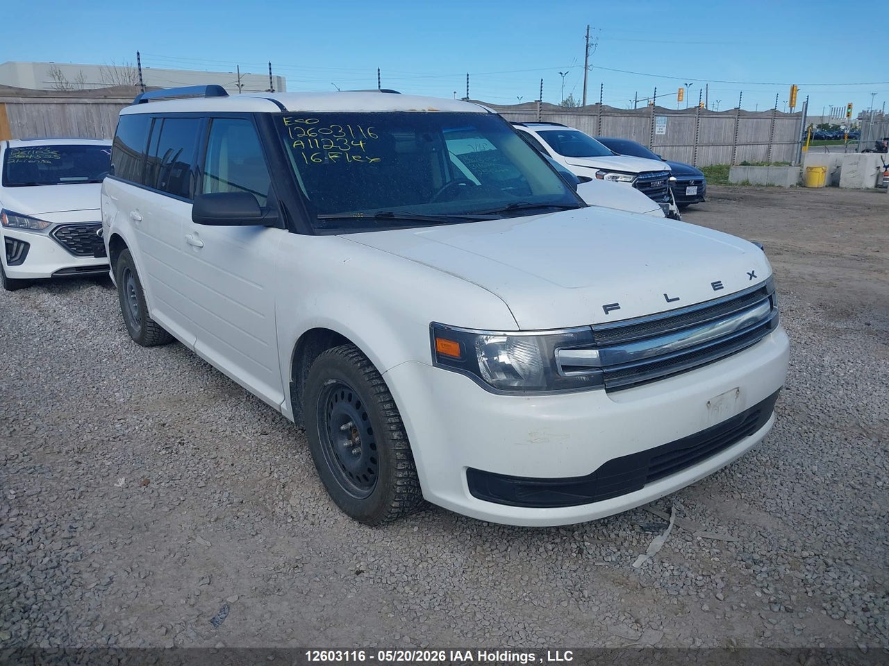 2FMGK5B85GBA11234 · 2016 FORD FLEX SE · 1/12