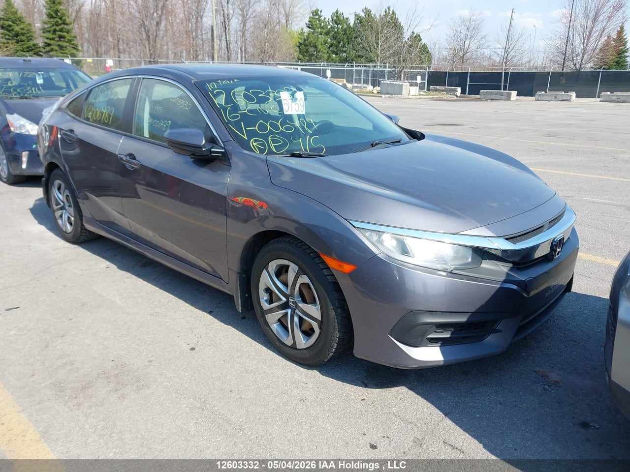 2HGFC2F5XGH****** · 2016 HONDA CIVIC · 1/12
