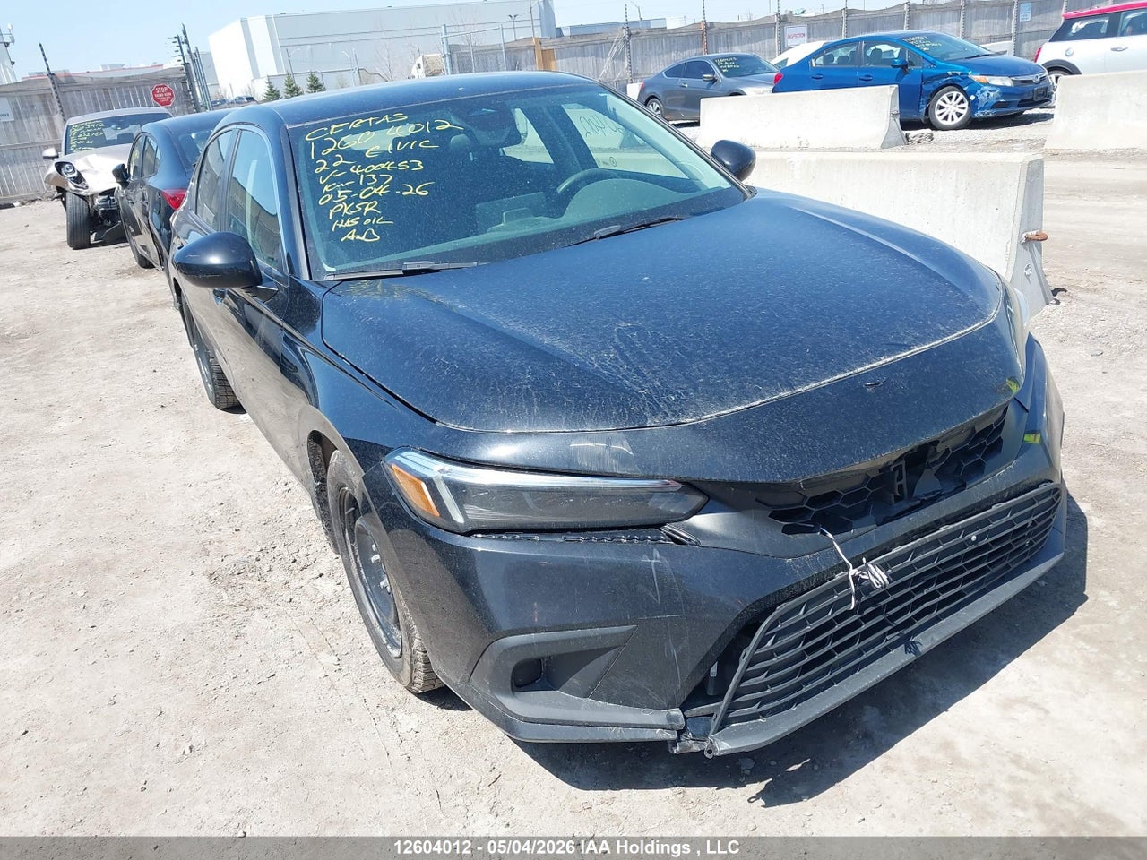 19XFL2H53NE400453 · 2022 HONDA CIVIC LX · 1/12
