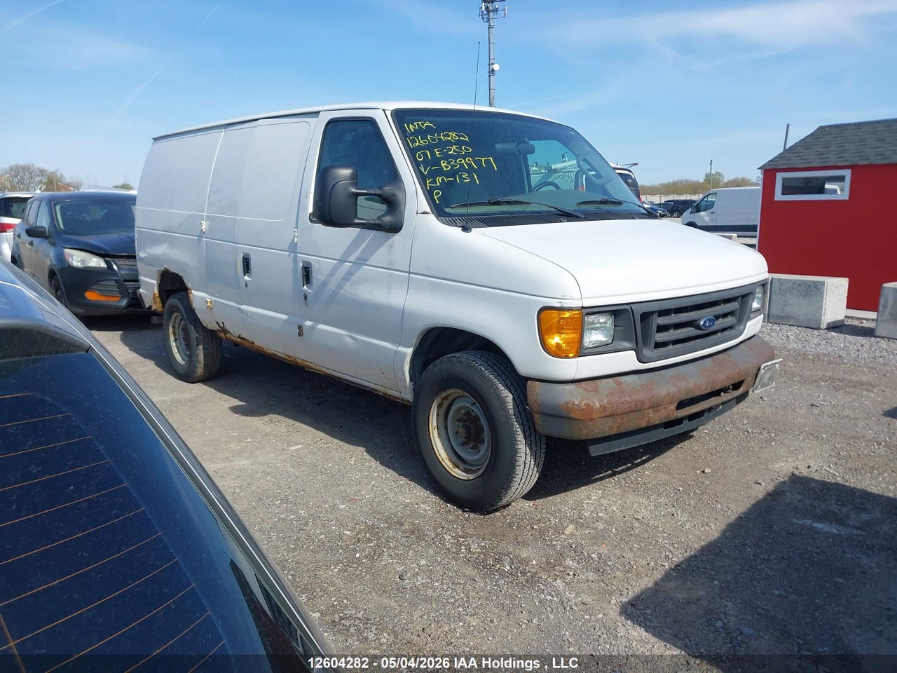 1FTNE24W17DB39977 · 2007 FORD E-250 COMMERCIAL/RECREATIONAL