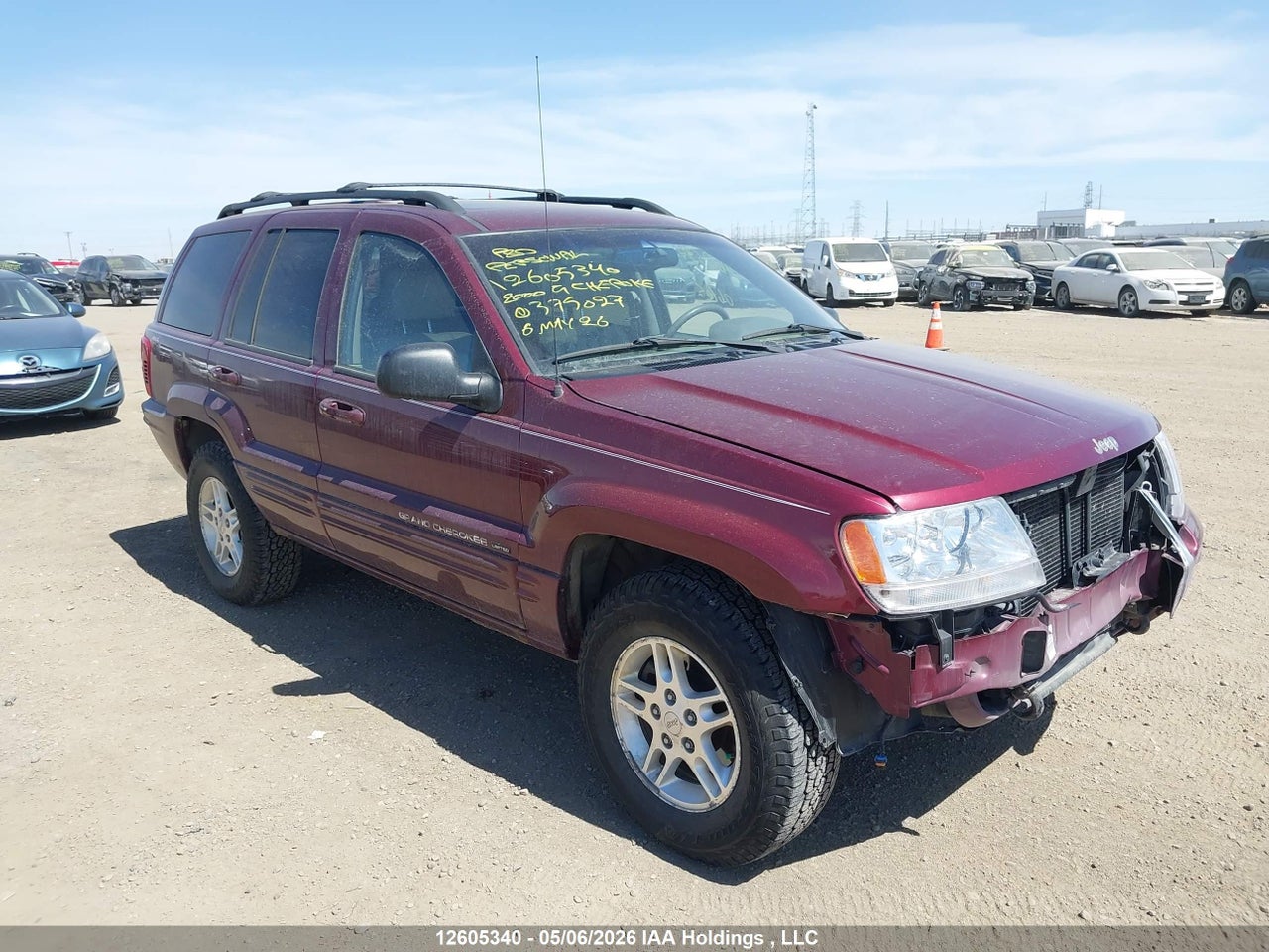 1J4GW58N9YC****** · 2000 JEEP GRAND CHEROKEE LIMITED · 1/12