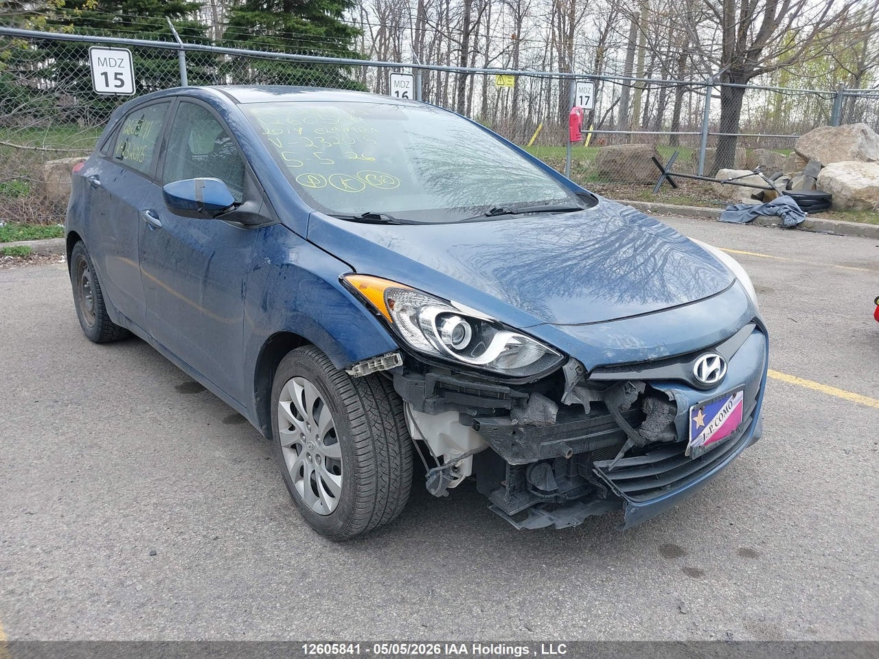 KMHD25LH1EU****** · 2014 HYUNDAI ELANTRA GT · 1/12