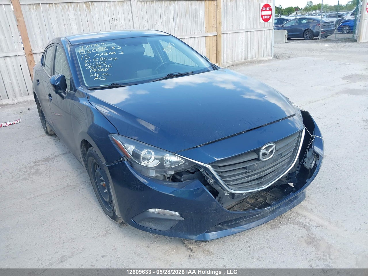3MZBM1V75FM158524 · 2015 MAZDA MAZDA3