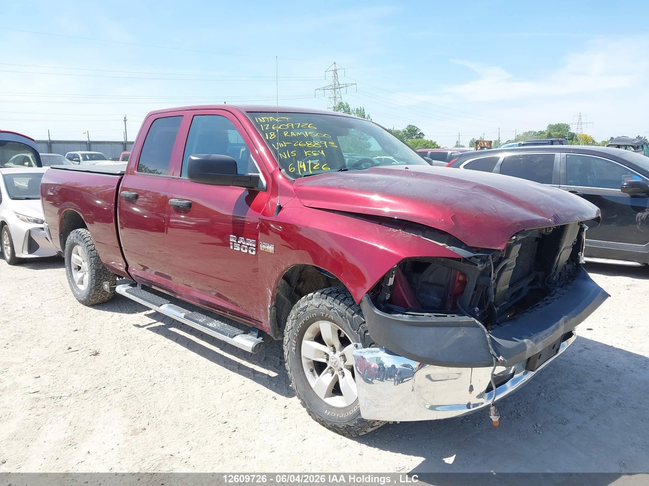 1C6RR7FT4JS268893 · 2018 DODGE RAM 1500