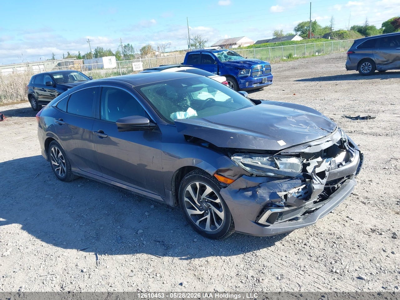 2HGFC2F76KH017838 · 2019 HONDA CIVIC EX 4DR