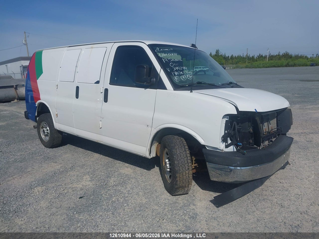 1GTW7AFG9K1349249 · 2019 GMC SAVANA 2500 WORK VAN