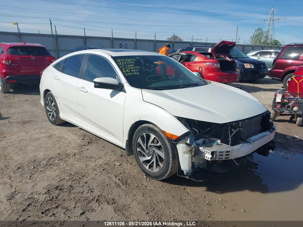 2HGFC2F80HH002107 · 2017 HONDA CIVIC EX