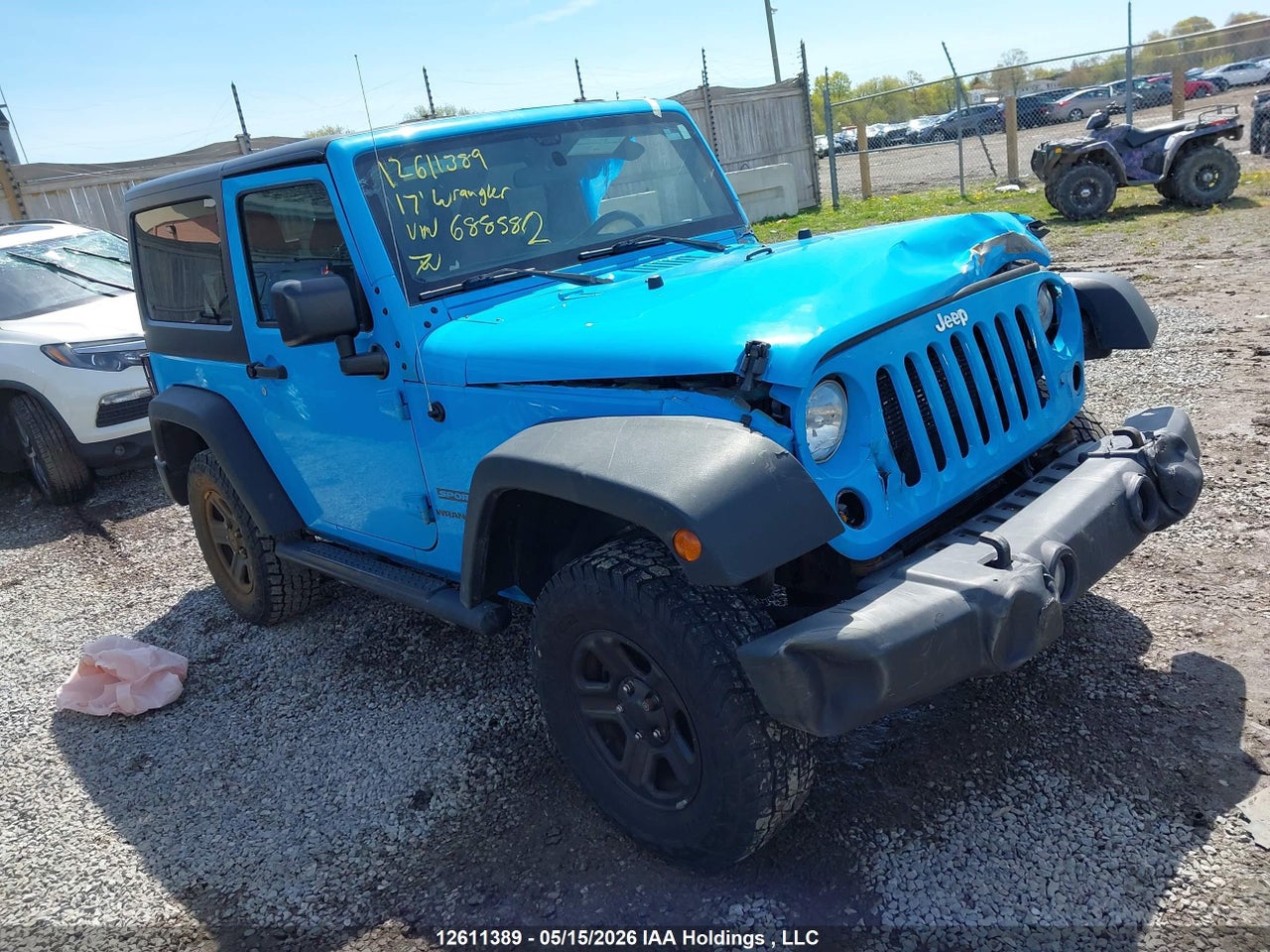 1C4AJWAG8HL****** · 2017 JEEP WRANGLER SPORT · 1/12