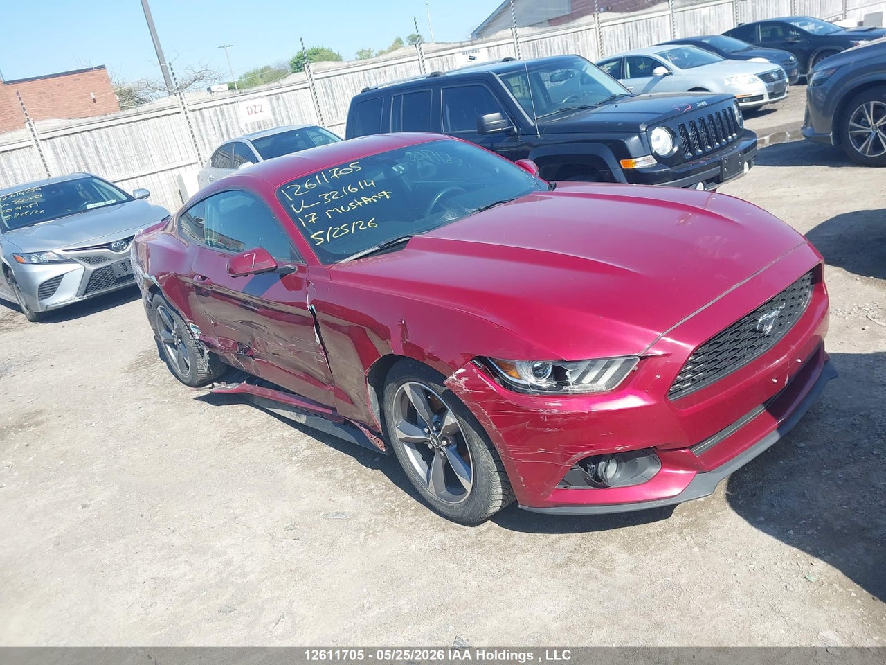 1FA6P8AM2H5****** · 2017 FORD MUSTANG V6 · 1/12