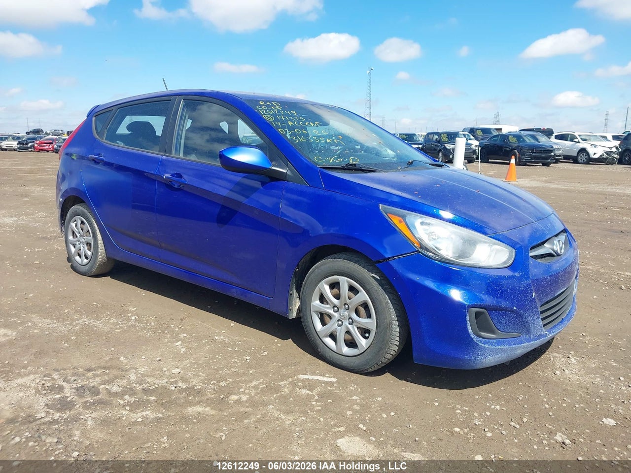 KMHCT5AE1EU171329 · 2014 HYUNDAI ACCENT GL · 1/12