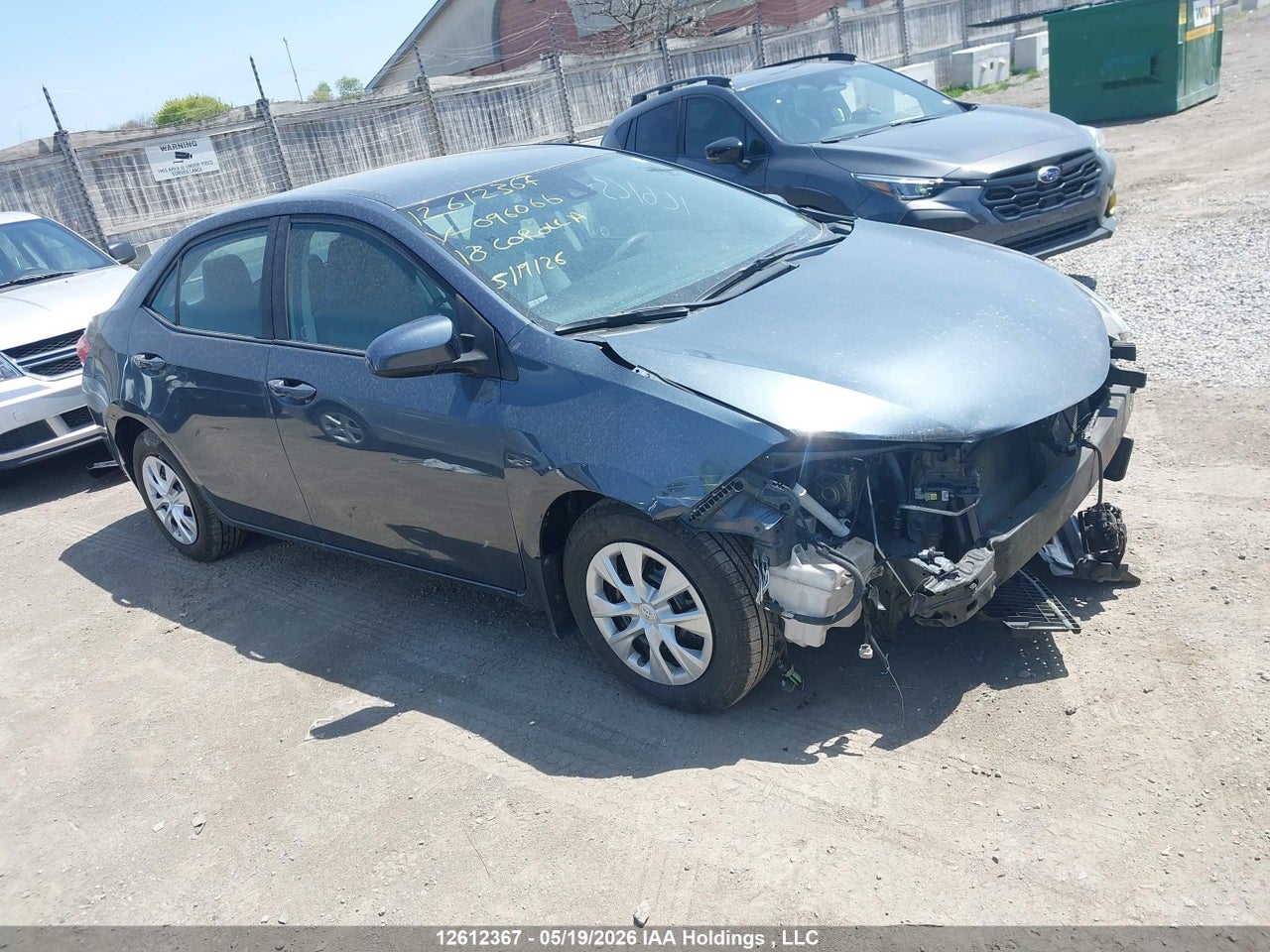 2T1BURHE1JC096066 · 2018 TOYOTA COROLLA CE