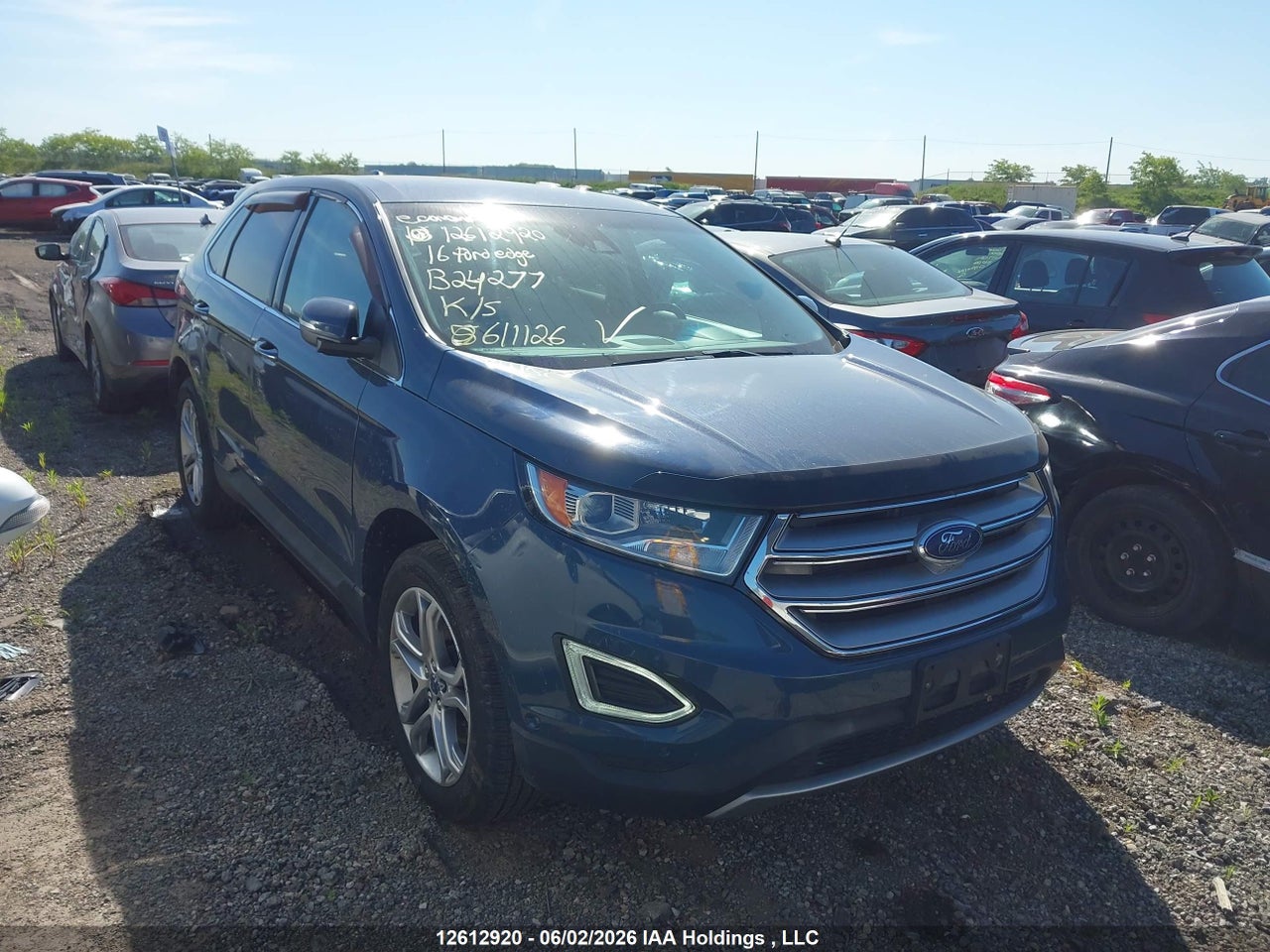 2FMPK4K84GBB24277 · 2016 FORD EDGE TITANIUM
