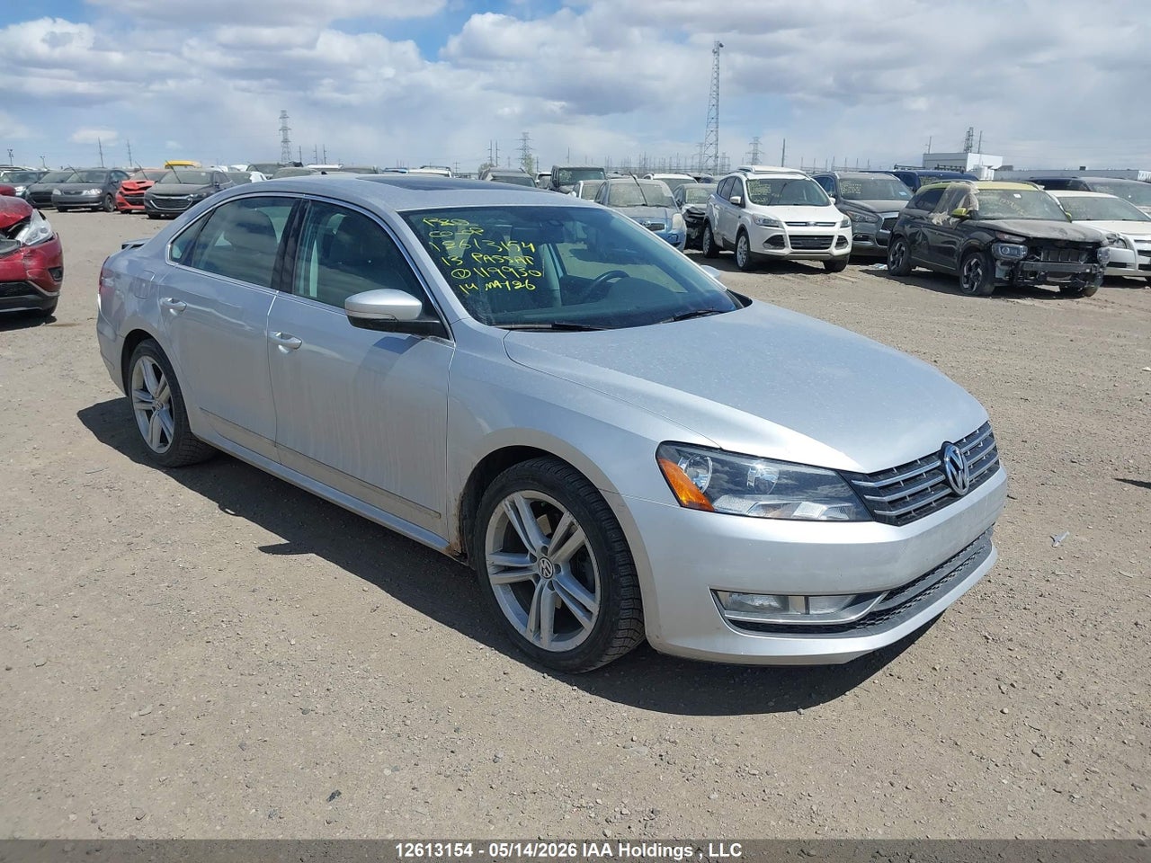 1VWCH7A31DC119930 · 2013 VOLKSWAGEN PASSAT 2.5L HIGHLINE