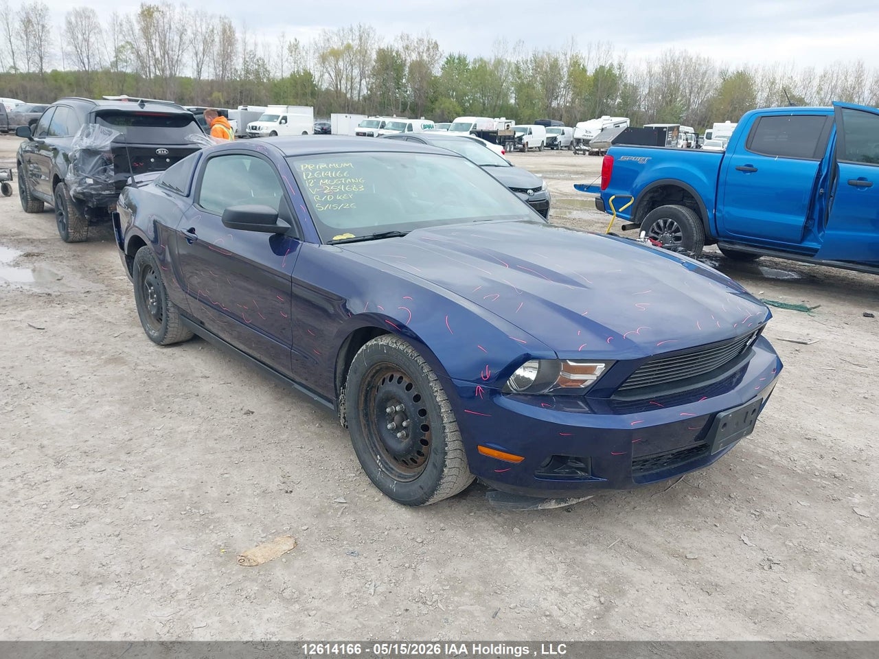 1ZVBP8AM5C5****** · 2012 FORD MUSTANG V6 PREMIUM · 1/12