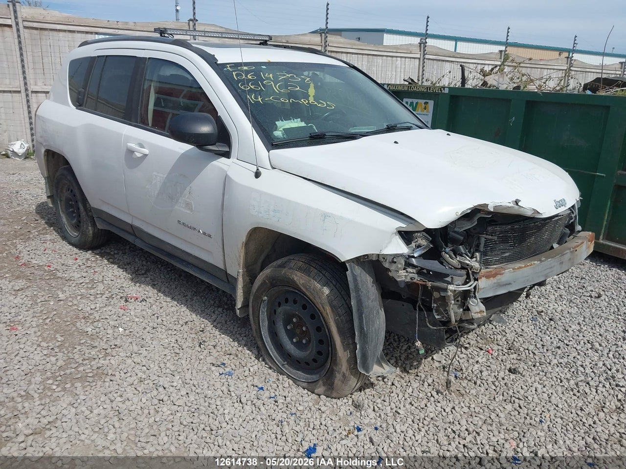 1C4NJCAA2ED661962 · 2014 JEEP COMPASS SPORT/NORTH