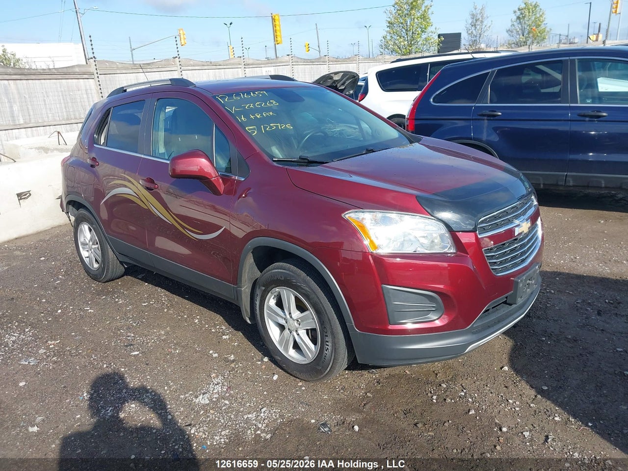 3GNCJPSB8GL276268 · 2016 CHEVROLET TRAX 1LT