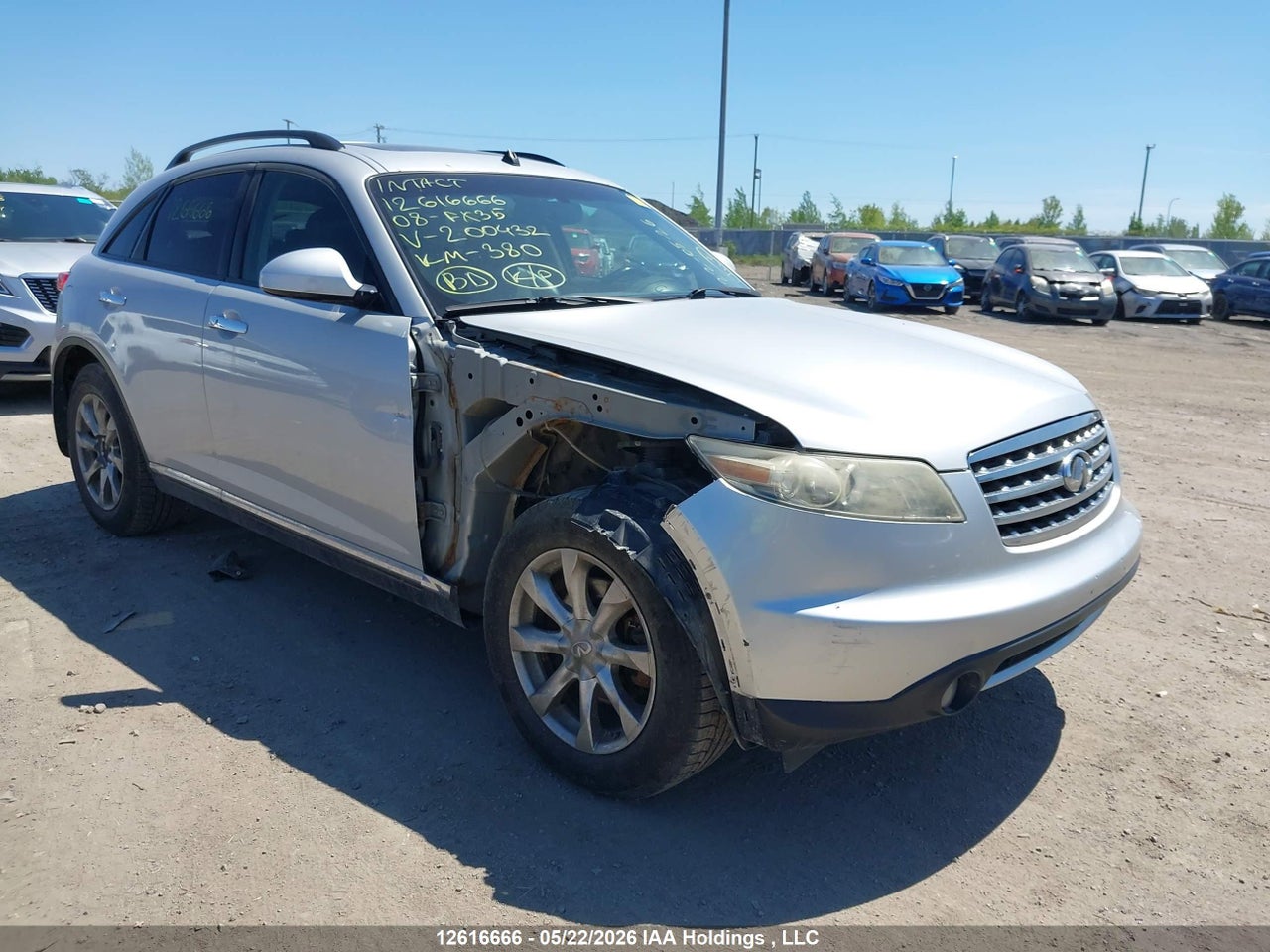 JNRAS08W58X200432 · 2008 INFINITI FX35
