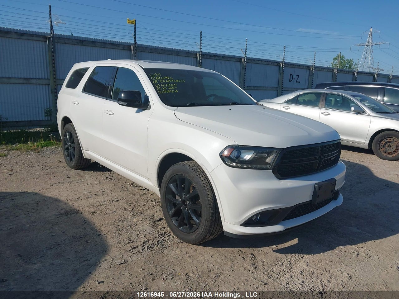 1C4RDJDG2JC448121 · 2018 DODGE DURANGO GT