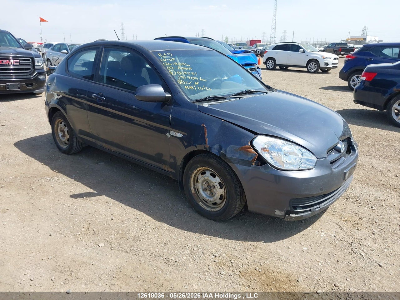 KMHCN35C67U****** · 2007 HYUNDAI ACCENT GS/SR