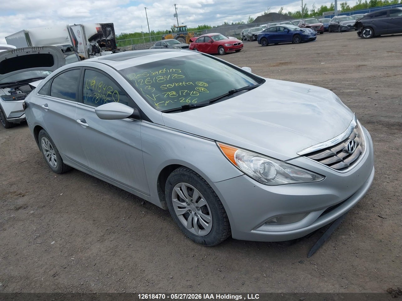 5NPEC4ACXDH****** · 2013 HYUNDAI SONATA SE/LIMITED · 1/12