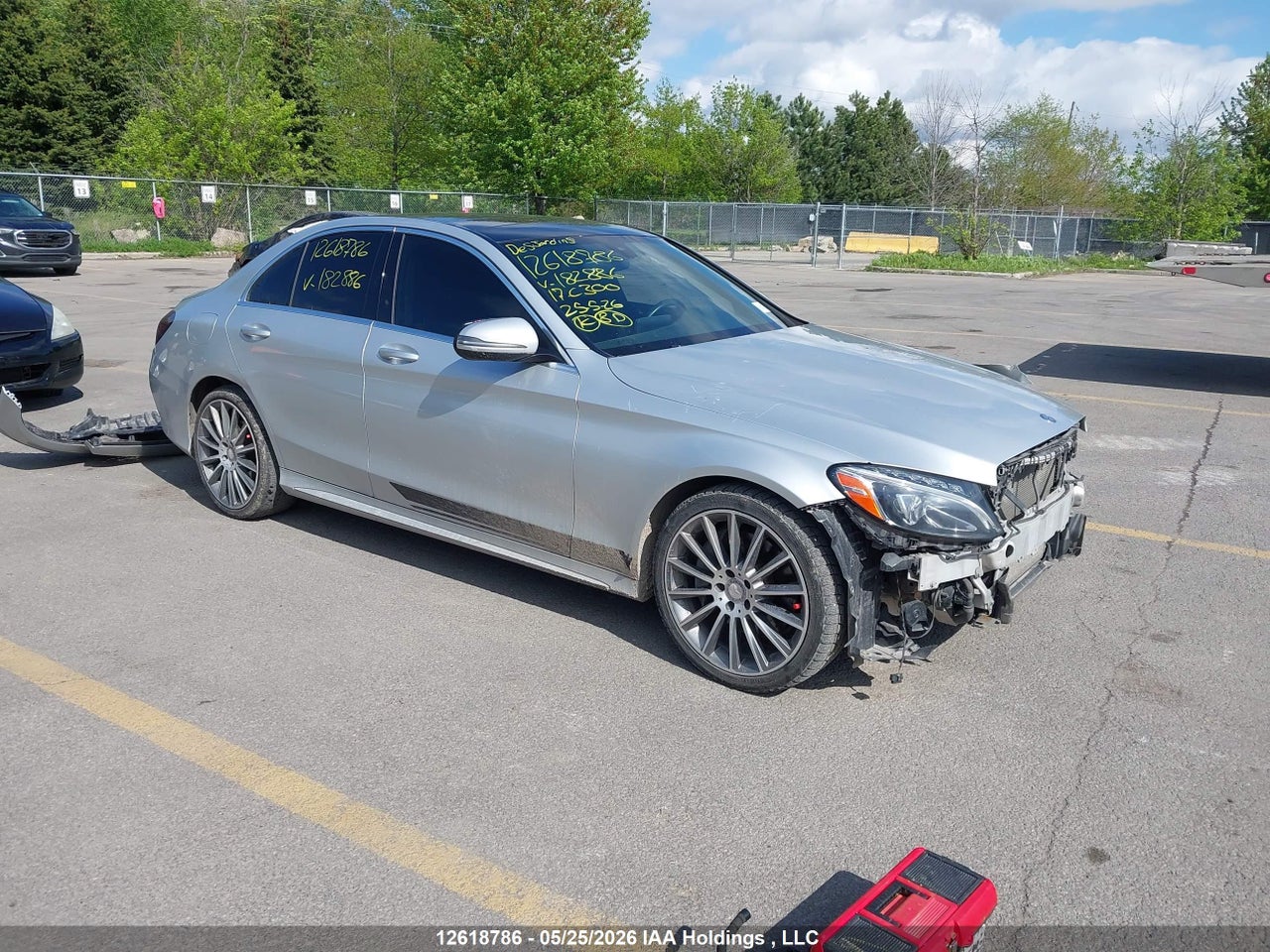 55SWF4KB7HU****** · 2017 MERCEDES BENZ C 300 4MATIC · 1/12