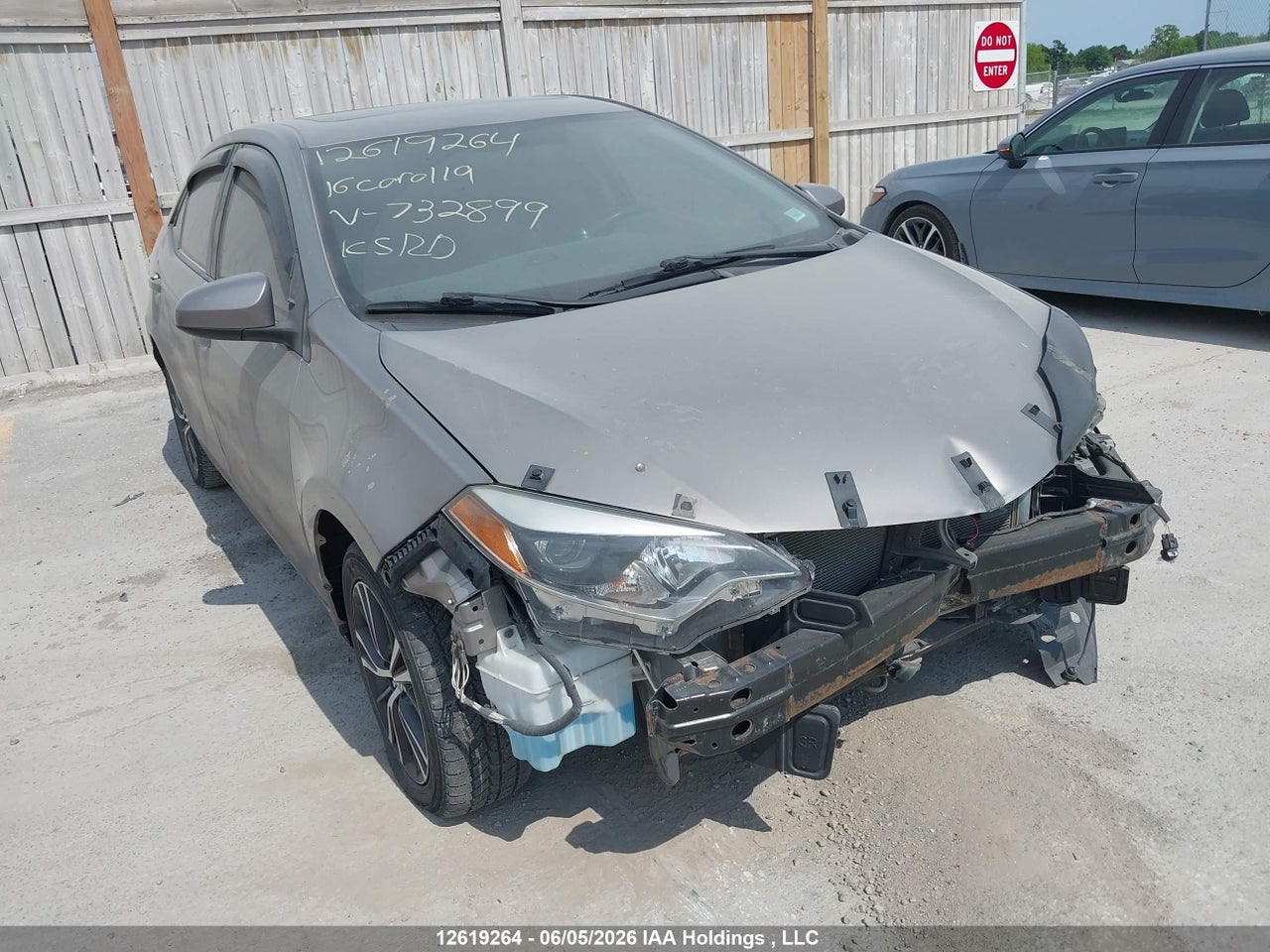 2T1BURHE7GC732899 · 2016 TOYOTA COROLLA LE