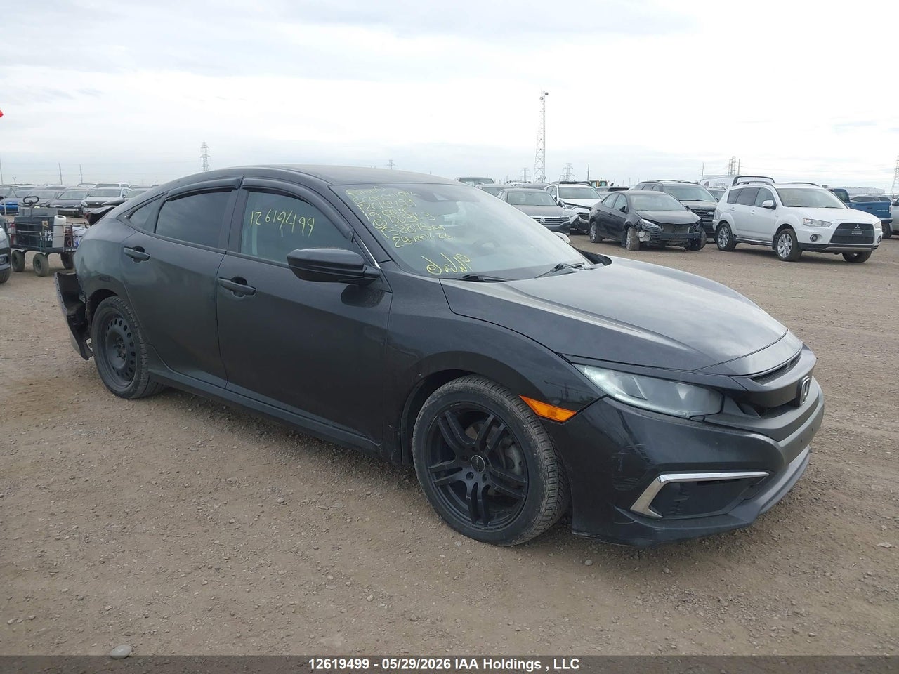 2HGFC2F55KH****** · 2019 HONDA CIVIC LX · 1/12
