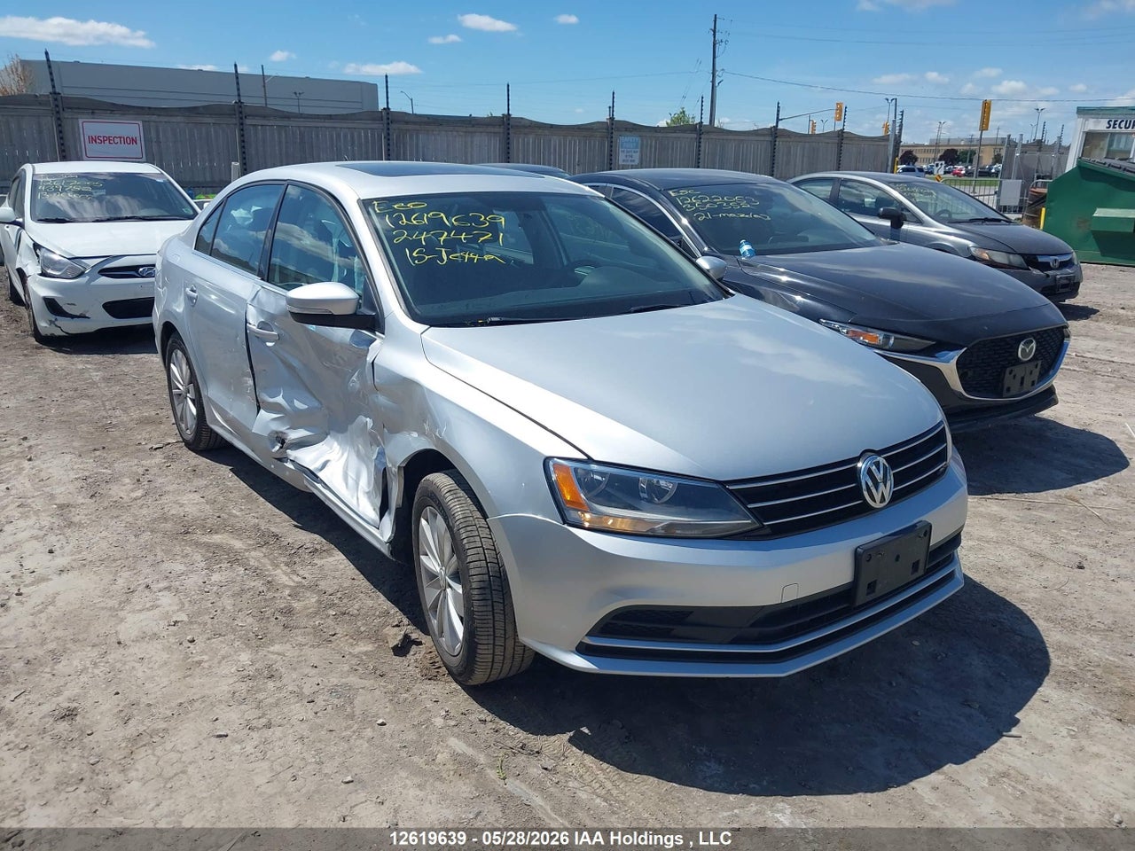 3VW2K7AJ3FM247471 · 2015 VOLKSWAGEN JETTA 2.0L TRENDLINE/2.0L TRENDLINE+