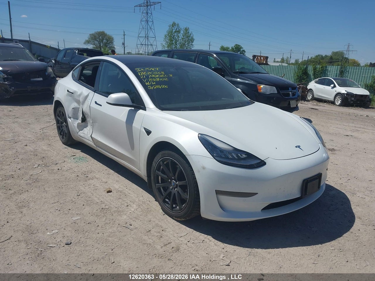 5YJ3E1EA2MF853402 · 2021 TESLA MODEL 3 STANDARD RANGE/STANDARD RANGE PLUS