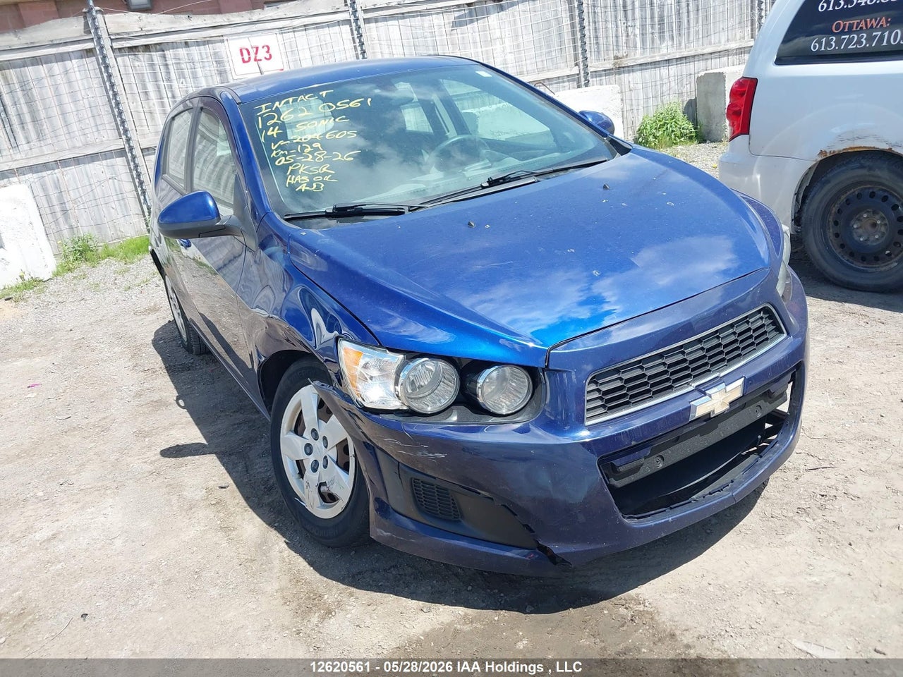 1G1JA6EH6E4204605 · 2014 CHEVROLET SONIC