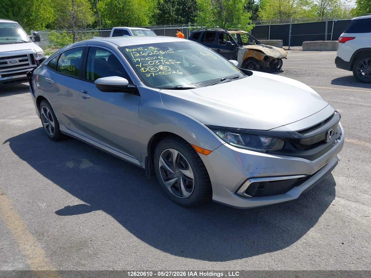 2HGFC2F53KH037656 · 2019 HONDA CIVIC LX · 1/12