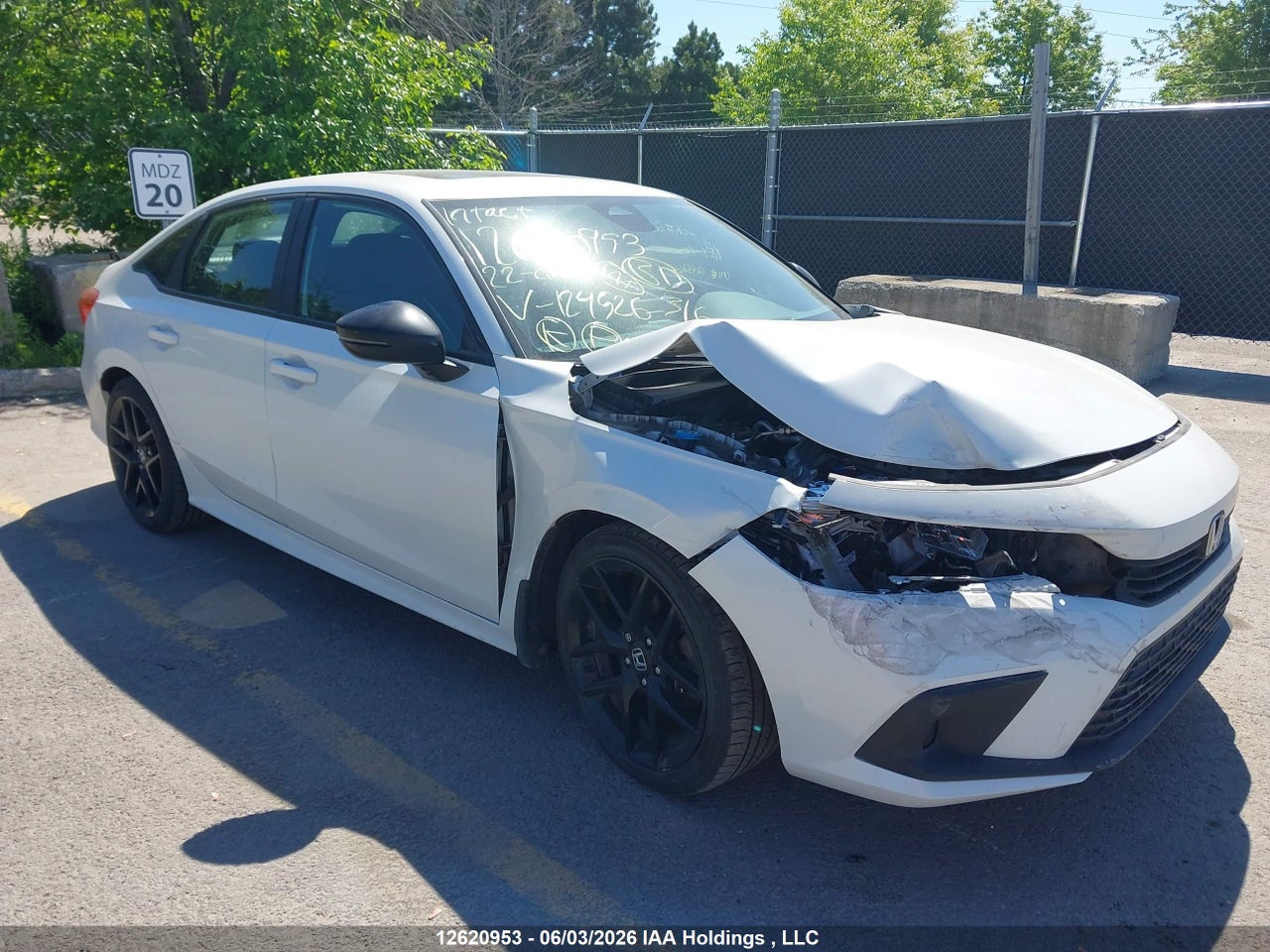 2HGFE2F50NH124526 · 2022 HONDA CIVIC SPORT