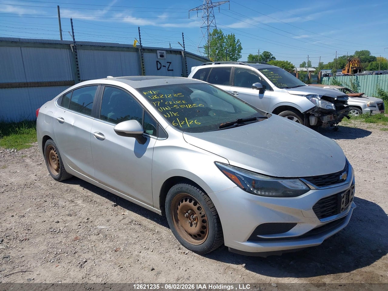 3G1BE5SM2HS534850 · 2017 CHEVROLET CRUZE LT