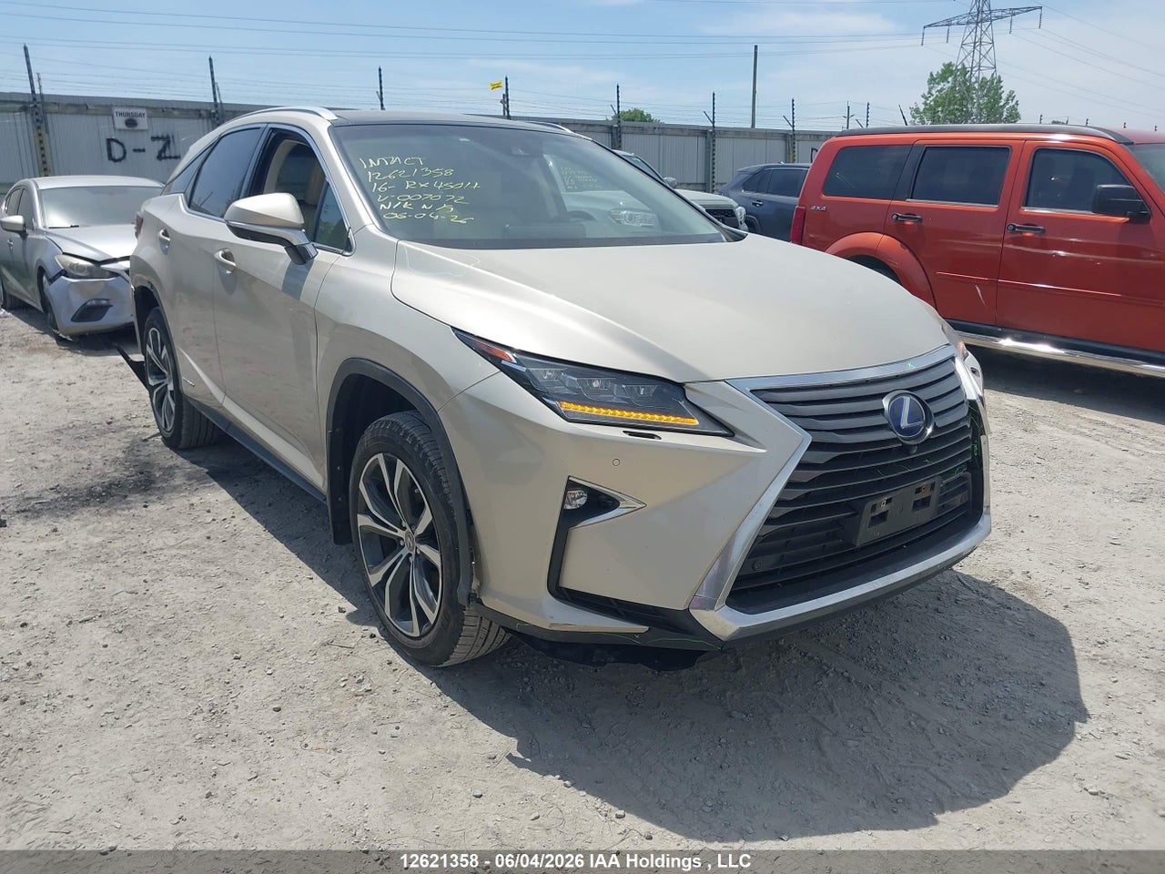 2T2BGMCA9GC007072 · 2016 LEXUS RX 450H
