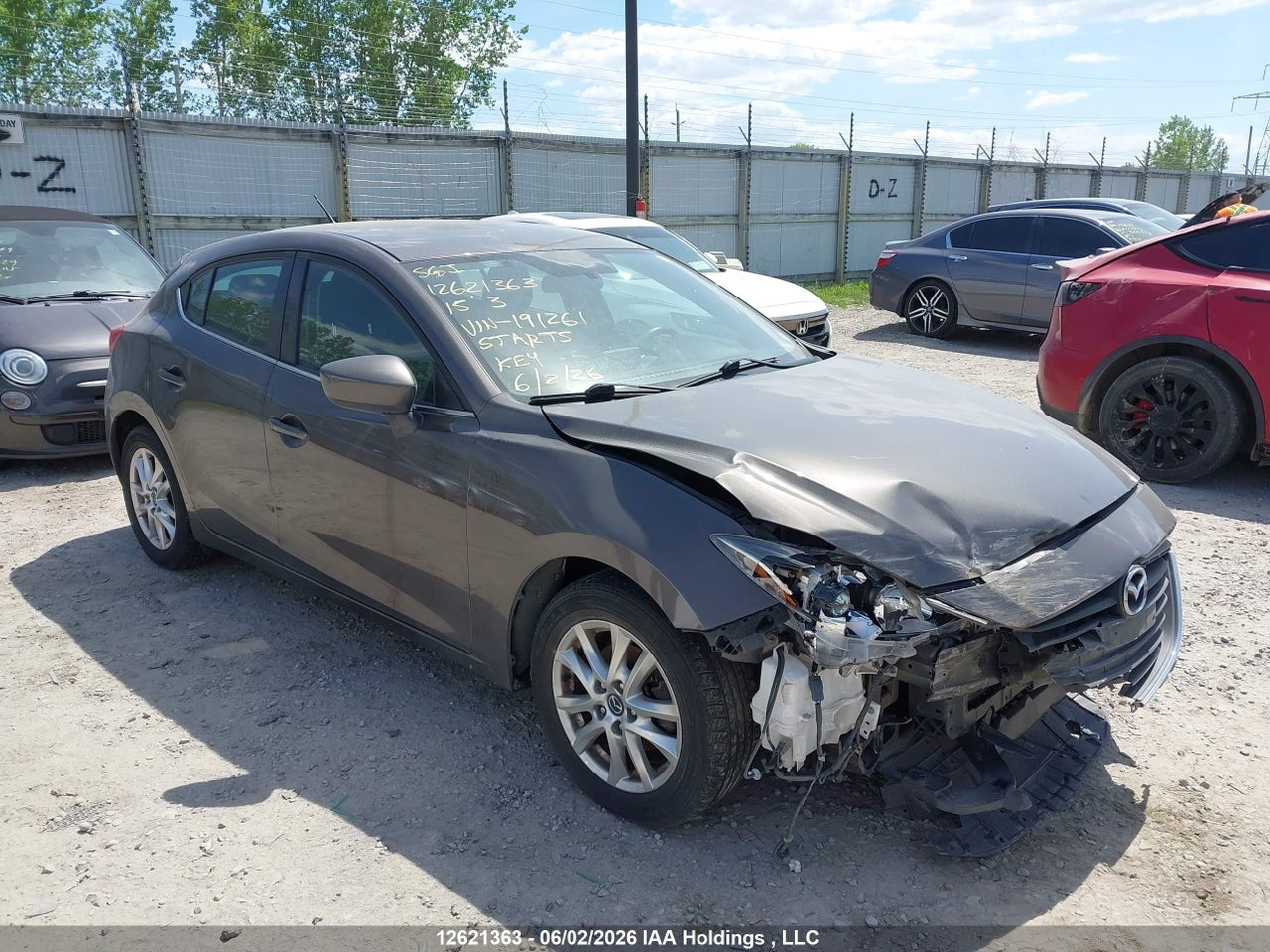 3MZBM1L76FM191261 · 2015 MAZDA MAZDA3 GS