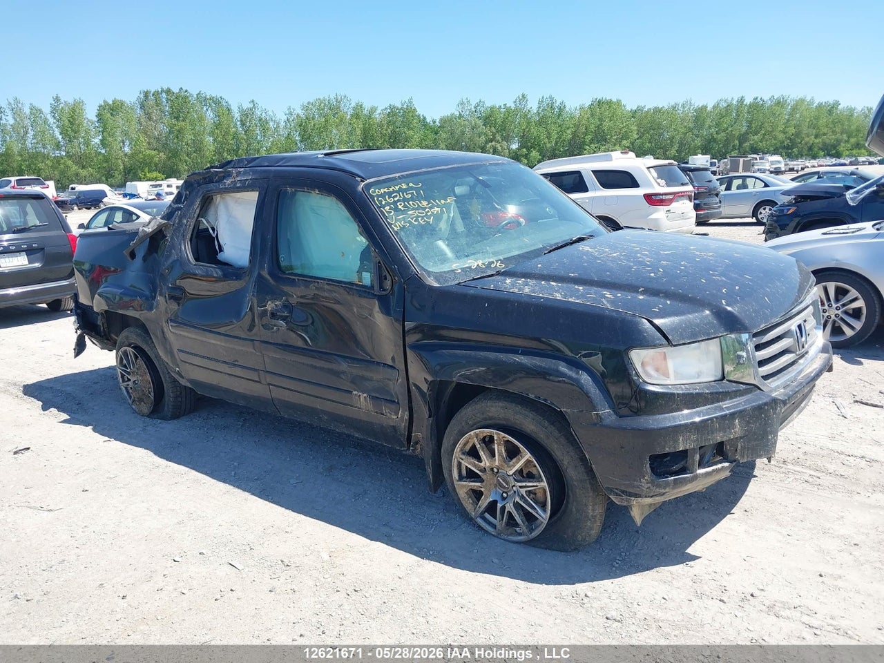5FPYK1F58DB502971 · 2013 HONDA RIDGELINE TOURING