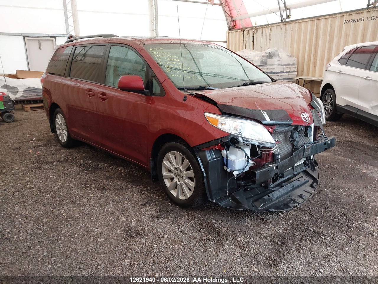 5TDDK3DC3CS045761 · 2012 TOYOTA SIENNA XLE/LIMITED · 1/12