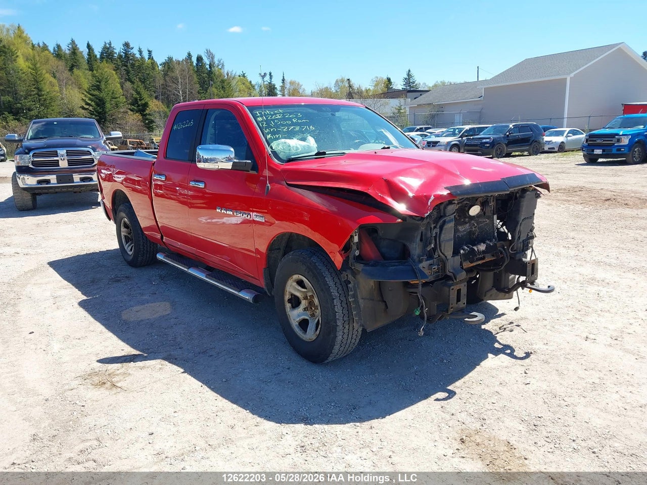 1C6RD7GT7CS273716 · 2012 RAM 1500 SLT