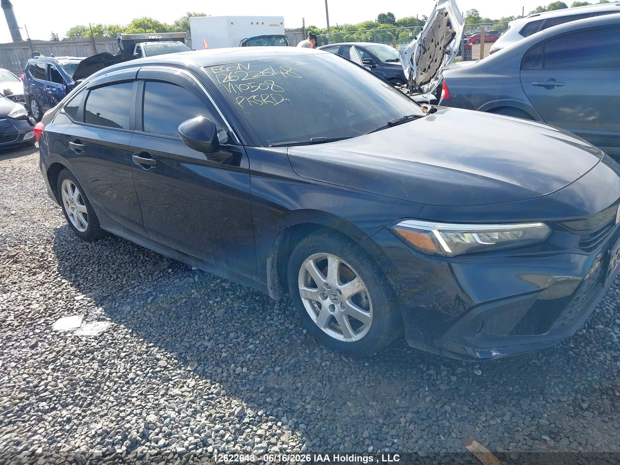 2HGFE2F37NH110508 · 2022 HONDA CIVIC EX 4DR · 1/12