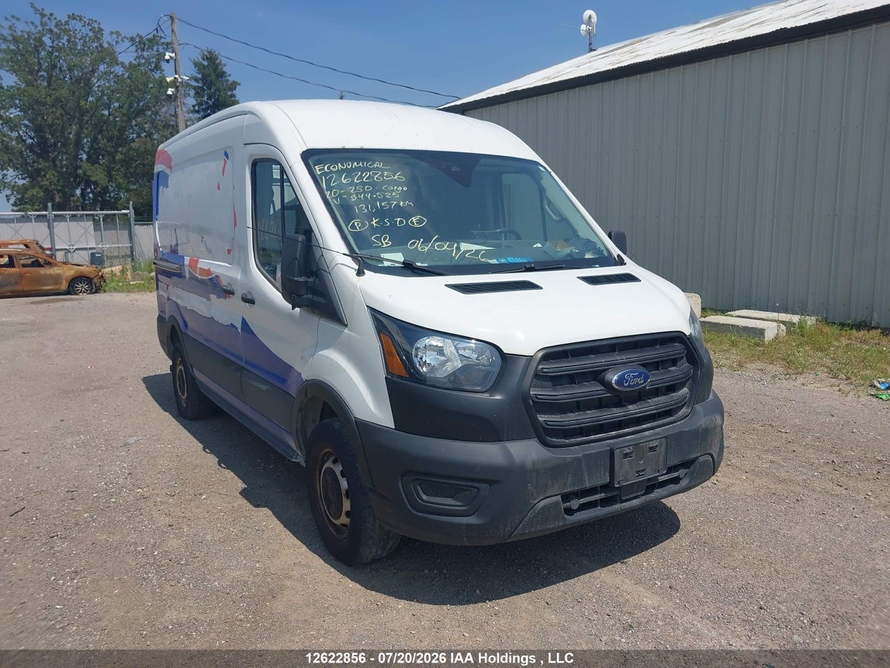 1FTBR1C8XLKB44525 · 2020 FORD TRANSIT-250 CARGO